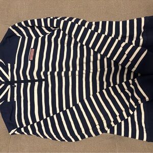 Vineyard Vines Navy and White Striped Sweatshirt